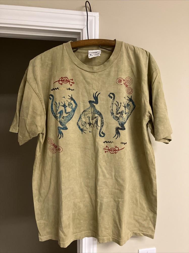 Andrea Bragg Design vintage single stitch graphic t shirt XL Made In Canada
