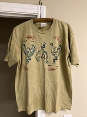 Andrea Bragg Design vintage single stitch graphic t shirt XL Made In Canada