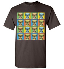 Border Terrier Cartoon Pop-Art T-Shirt – Men Women Youth Tank Short Long Sleeve