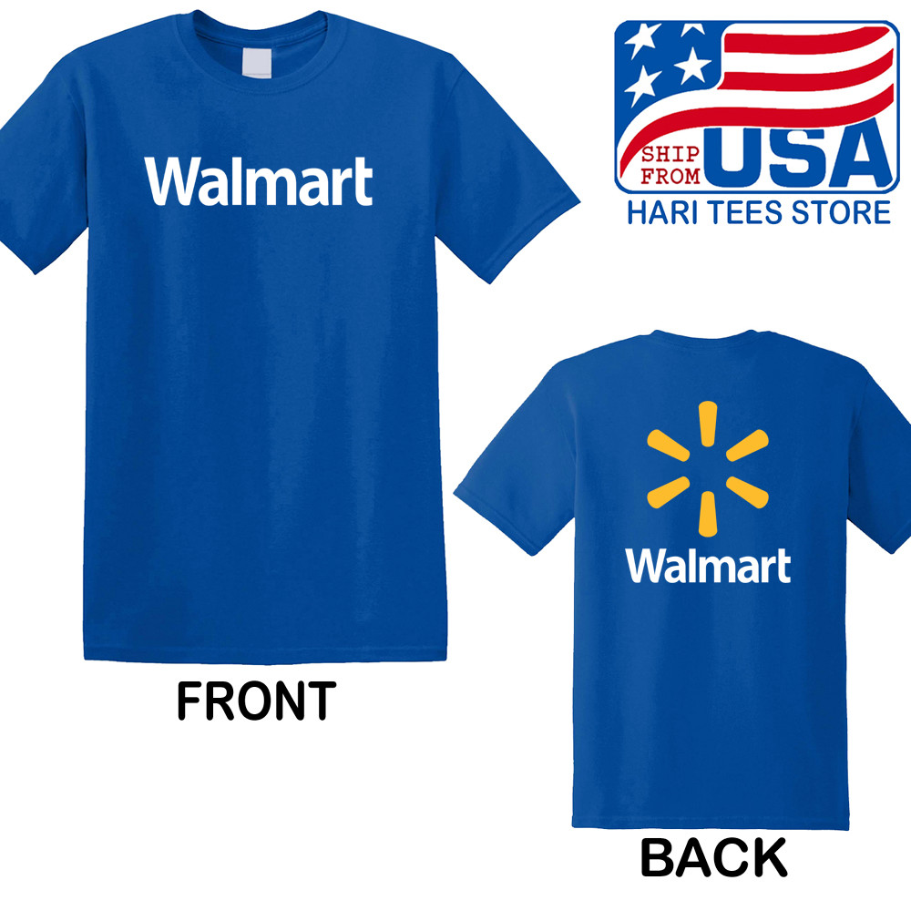Walmart Store Men’s Royal Blue Size S to 5XL