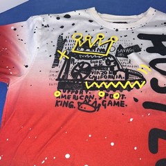 Studio 23 Concept T-Shirt 3XL All Over Graffiti Basquiat Art New York 80s