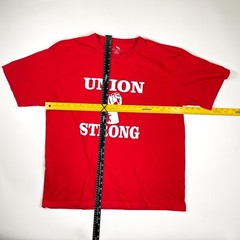 Union Strong Fist Red 2XL Sada Tshirt Retro Vintage