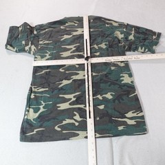 Vintage Camo Shirt Mens Large Green Woodland Camouflage Tee Logotel Military