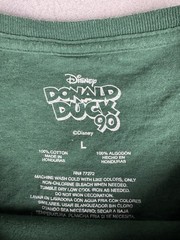 Disney Donald Duck Performance Racing Graphic T-Shirt~Adult Size Large~Preowned