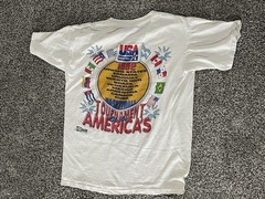 VTG 1992 USA Dream Team Caricature T-Shirt M Salem Michael Jordan Rare