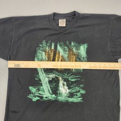 Vintage Trees of Mystery Shirt Mens XL Forest Waterfall Nature Made USA 90s
