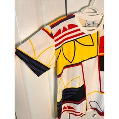 Adidas T-Shirt Men’s XL Originals Logo Play Trefoil Short Sleeve Geometric