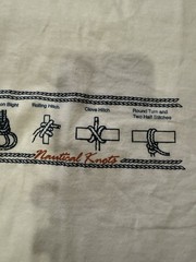 Vintage Nautical Knots Graphic T Shirt North Atlantic Trading Size 2XL Rare