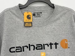 Carhartt Loose Fit Heavyweight Short Sleeve Logo Graphic T-Shirt Mens L