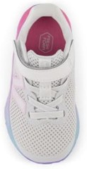 New Balance Fresh Foam Arishi V4 Bungee Lace with Top Strap Running Shoe, Grey M