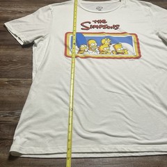 The Simpsons Family Portrait Graphic T-Shirt Men’s Size XL Sea Salt/Off White