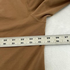 BYLT Shirt Mens 2XL Brown Drop Cut Lux Long Sleeve Stretch Tagless Crewneck Tee