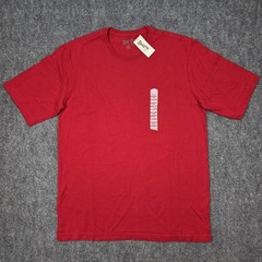 NWT Duluth Trading Co. Longtail T Mens M Relaxed T-Shirt Red Short Sleeve