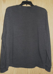 Polo Ralph Lauren Long Sleeve Shirt Dark Charcoal Heather V-Neck Men’s Medium M