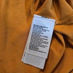 The North Face Gold Himalayan Bottle Source Logo Long Sleeve T-Shirt Adult M