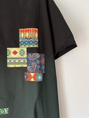 Eternity BC / AD Ombré Black Navajo Patch Short Sleeve T-Shirt Size 2XL NEW