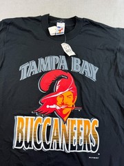 Vintage Tampa Bay Buccaneers Short Sleeve Shirt Mens XL Black New 90’s