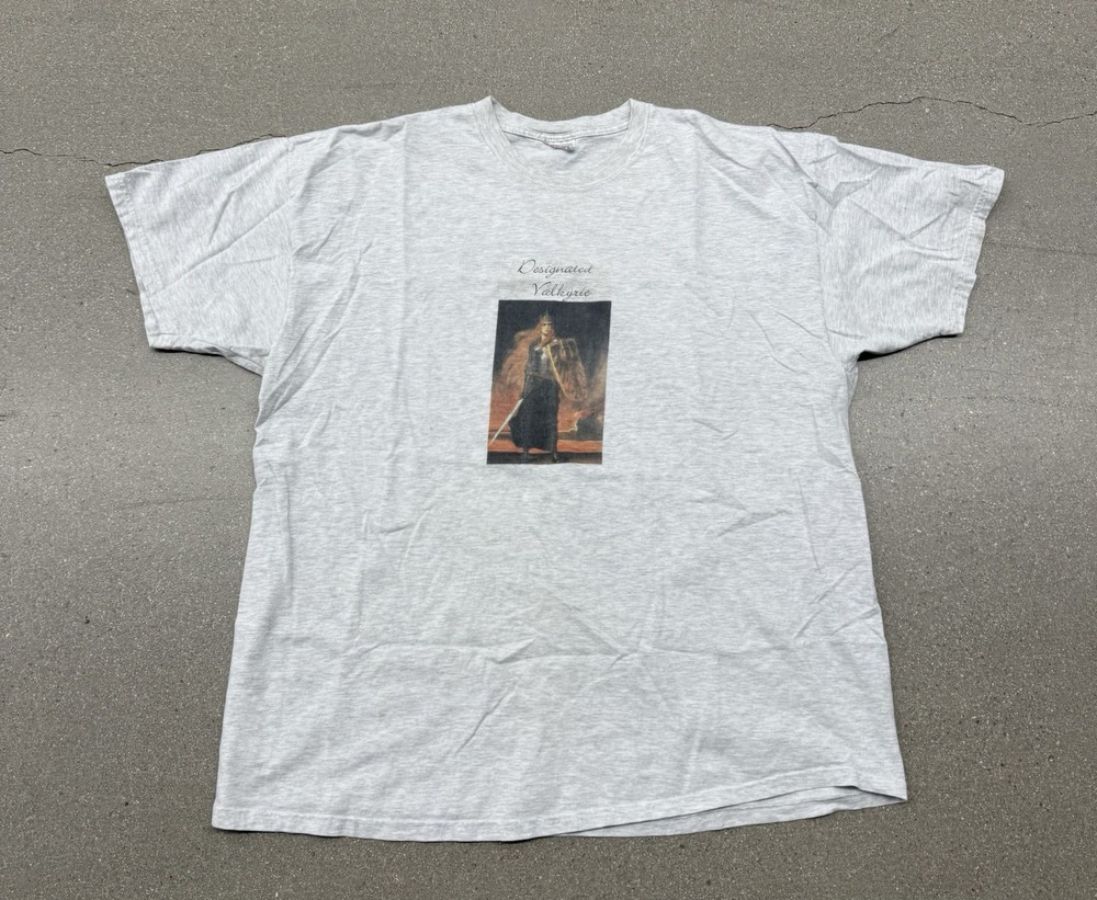 Vintage The Last Valkyrie Video Game/Movie Graphic T-shirt Men’s XXL Grey