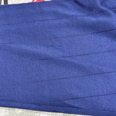 adidas Satin Long Sleeve Soccer Tre-Foil Blue Men’s M T-Shirt