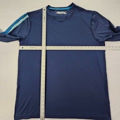 Gerry Blue Long Sleeve Polyester Spandex Performance T-Shirt Men’s 2XL