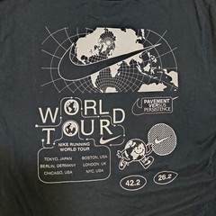 Nike Running World Tour Global Race Black Graphic Tee