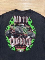Vintage Grave Digger Race Team T-Shirt XL Men’s Monster Truck Y2K Grunge Skull