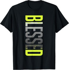 Neon Yellow Black Cool Grey Graphic Match T-Shirt