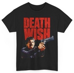 Death Wish T Shirt – Charles Bronson – 70’s Classic Retro Tee – New