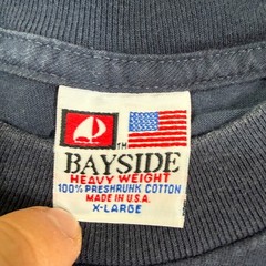 Bayside T-Shirt Men XL Blue Graphic Short Sleeve Barack Obama 2008 Change Electi