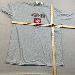 Prague Czech Republic Shirt Adult XXL Gray Short Sleeves Tee NWT