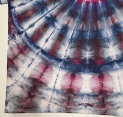 Handmade Ice Tie Dye Adult T-Shirt Size 2XL Multicolor Patriotic Gildan Tee NEW