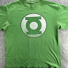Green Lantern Shirt Mens Large Green DC Comics Superhero Movie Graphic Tee