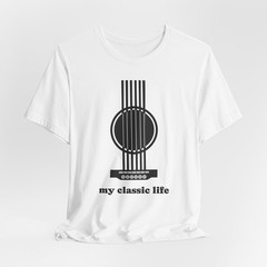 Classic Life Music Passion Guitar Tee, Music Lover Gift, Everyday Wear Him Her