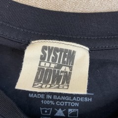 System Of A Down T-Shirt Sz L New York 2025 Tour Disorder Graphic Tee Licensed