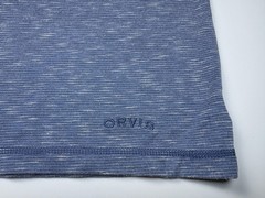 Orvis Long Sleeve Slub Tee T-shirt Mens 2XL Light Blue SUPER SOFT Rayon Blend