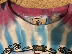 Vintage Liquid Blue Grateful Dead 1995 Tie Dye T-Shirt XL 30 Years Skeleton Rose