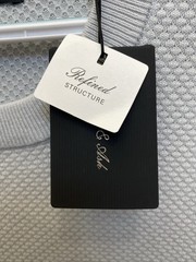 NEW Porter & Ash Men’s Large Gray Fine Cotton Refined Structure T-Shirt NWT