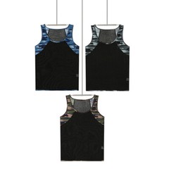 Men’s Camouflage Undershirts Sport Fitness Breathable See-through Tank Tops Vest