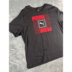 men’s 3XL black and red Puma t-shirt good condition