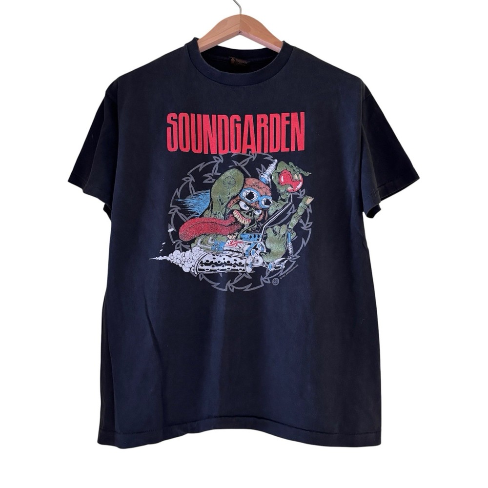 Vintage Soundgarden 1991 Tour Concert 90s Band Single Stitch T-Shirt L REPRINT
