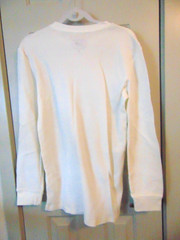 Jachs MFG Thermal Shirt Mens M WHITE Crewneck Lightweight Waffle Knit NWOT