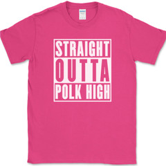 Straight Outta Polk High T-Shirt Funny Al Bundy Married With Children Tee
