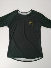 Guy Harvey Cancer Awareness T-shirt Mens Large Black Yellow Logo Outdoor Tee