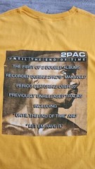 Vintage 2Pac Until The End Of Time Album Promo T-shirt XL Rap Hip Hop Tupac 2001