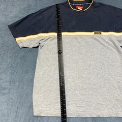 Unionbay T Shirt Mens XL Navy Gray Colorblock Short Sleeve Crew Neck Casual Wear