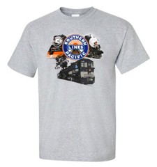 SP Triple Header Authentic Railroad T-Shirt Tee Shirt [106]