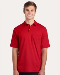 JERZEES 436MP Men’s Dri-Power Polo with Pocket