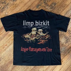 Limp Bizkit Anger Management Tour Washed T-Shirt Black XL