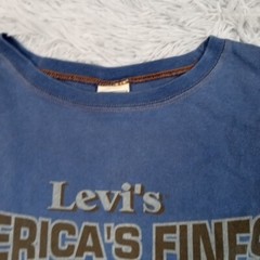Vintage Levi’s Mens Shirt Blue L Tee 90’s 501 Strauss Co. San Francisco