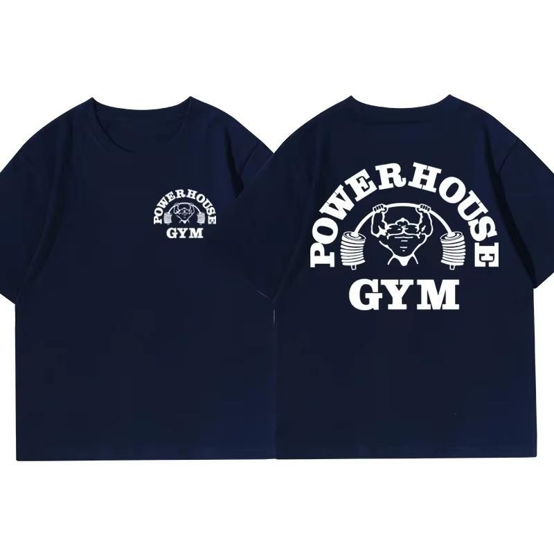 Powerhouse Gym T-Shirt Fitness Bodybuilding Graphic Tee Unisex S-5XL